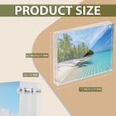 8.5x11 Inch Clear Acrylic Picture Frames for Home/Office Desktop