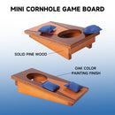 Mini Tabletop Cornhole Toss Game Set with Bean Bags