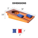 Mini Tabletop Cornhole Toss Game Set with Bean Bags