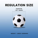 12-Pack Tabletop Foosball, Replacement Soccer Football Balls - White