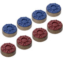 2-5/16" (59mm) Shuffleboard Pucks for Shuffleboard Table Accessories - Set of 8 (Bronze)
