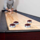 2-5/16" (59mm) Shuffleboard Pucks for Shuffleboard Table Accessories - Set of 8 (Chrome)