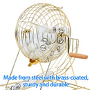 Large Bingo Game Set with 12" Bingo Cage and 1.5" Ping Pong Size Bingo Balls, Plastic Master Board