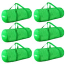Set of 6 Large Mesh Sports Equipment Duffel Bag, Scuba Bag with Zipper