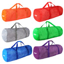 Set of 6 Large Mesh Sports Equipment Duffel Bag, Scuba Bag with Zipper