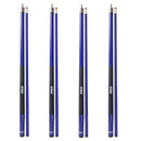 Set of 4 58" Slick Blue Fiberglass Graphite Composite Billiard Pool Cue Sticks