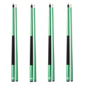 Set of 4 58" 18/19/20/21oz Fiberglass Graphite Composite Detachable Billiard Pool Cue Sticks for Commercial,Bar and House  (4 Colors)
