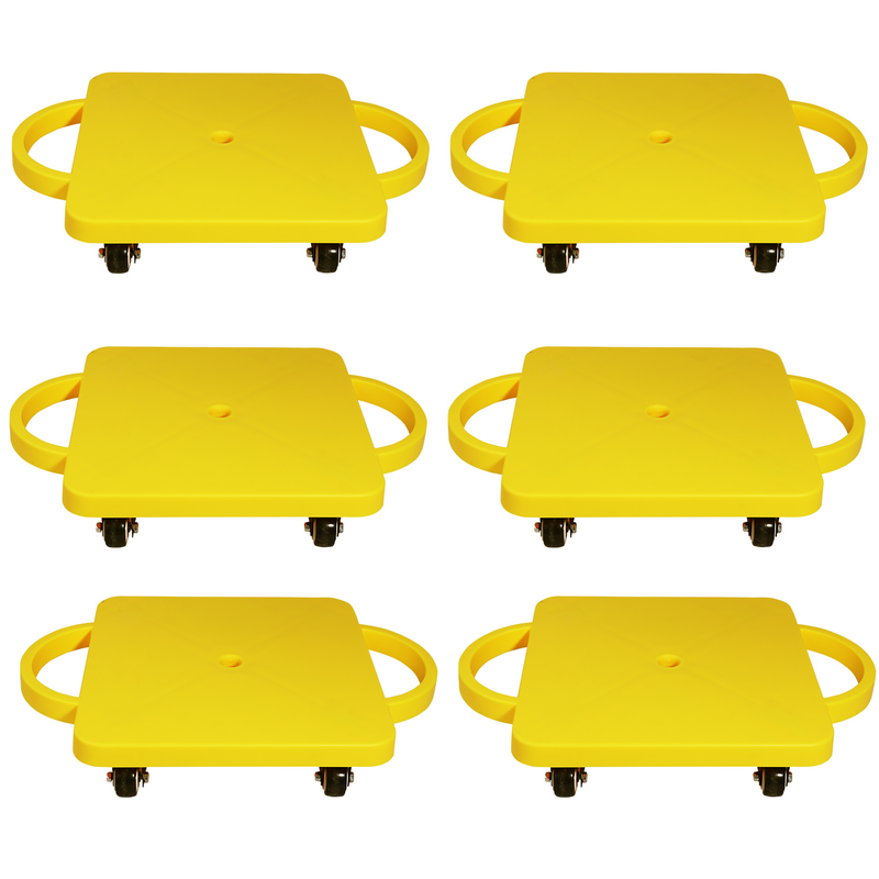 GSE Games & Sports Expert Set of 6 Gym Floor Sport Scooter Board GSE Games & Sports Expert Set of 6 Gym Floor Sport Scooter Board
