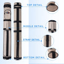 2x2 Hard Oval Billiard Pool Cue Stick Carrying Case (5 Colors)