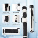 2x2 Deluxe Hard Billiard Pool Cue Stick Carrying Case (5 Colors)