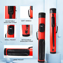 2x2 Deluxe Hard Billiard Pool Cue Stick Carrying Case (5 Colors)