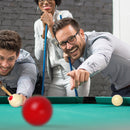 2 1/8" Set of 10 White/Red Professional Regulation Size Bumper Pool Ball