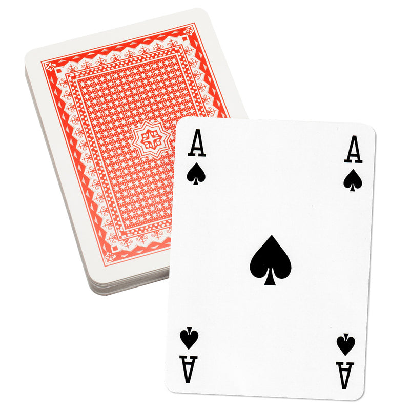 8" x 11" Super Jumbo Playing Cards Large Card Game Deck for Texas Hold'em Poker, Go Fish, Other Card Game