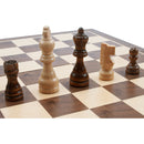 15" Magnetic Folding Wooden Chess Board Game Set