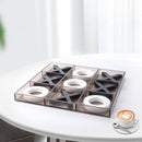 Classic Family Board Game, 12" Giant Acrylic Tic-Tac-Toe Game Set for Home Décor