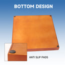 Classic Family Board Game, 14" Wooden Tic-Tac-Toe Game Set for Home Décor