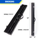 1x1 Hard Leatherette Billiard Case Pool Cue Box