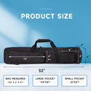 3x4 Heavy-Duty Nylon Pool Cue Stick Soft Carrying Bag