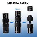 4-in-1 Pool Cue Tip Tool Billiard Accessory with Joint Protectors