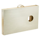 4' x 2' Regulation Size Solid Wood Cornhole Toss Game Set with 8 Bean Bags