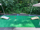 4' x 2' Regulation Size Solid Wood Cornhole Toss Game Set with 8 Bean Bags
