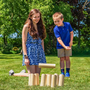 Backyard 12 Numbered Pins Yard Game Set for Outdoor Lawn Throwing Toss Game