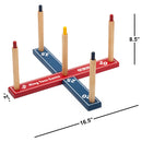 Loop Hoop Ring Toss Game Set with Rope Rings, Plastic Rings and Carrying Bag