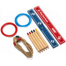 Loop Hoop Ring Toss Game Set with Rope Rings, Plastic Rings and Carrying Bag