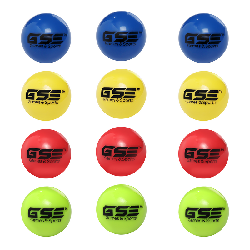 12-Pack 3" Weighted Multi-Color Baseballs, Weighted Softballs, Training Baseballs