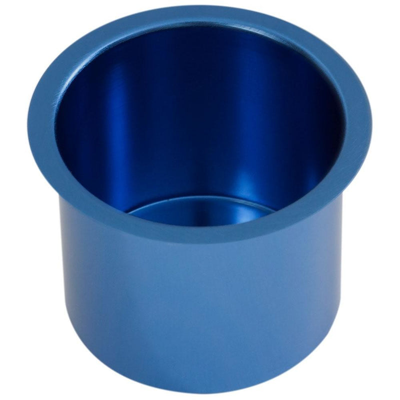Jumbo Aluminum Drop-in Cup Holder - Blue