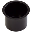 Black Jumbo Drop-in Poker Table Cup Holder for Casino Poker Table