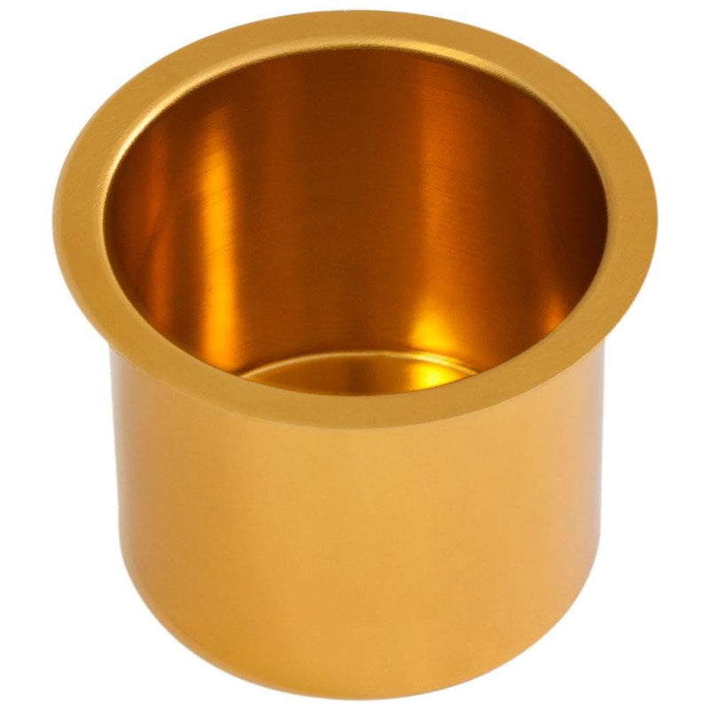 Jumbo Aluminum Drop-in Cup Holder - Gold